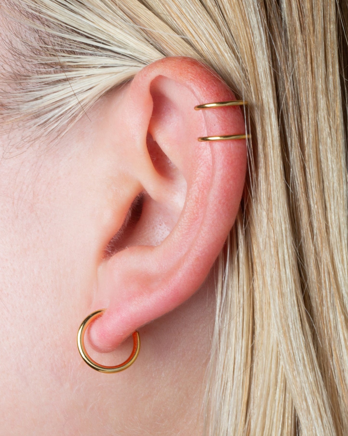 Double Hoop Non-Piercing Cuff