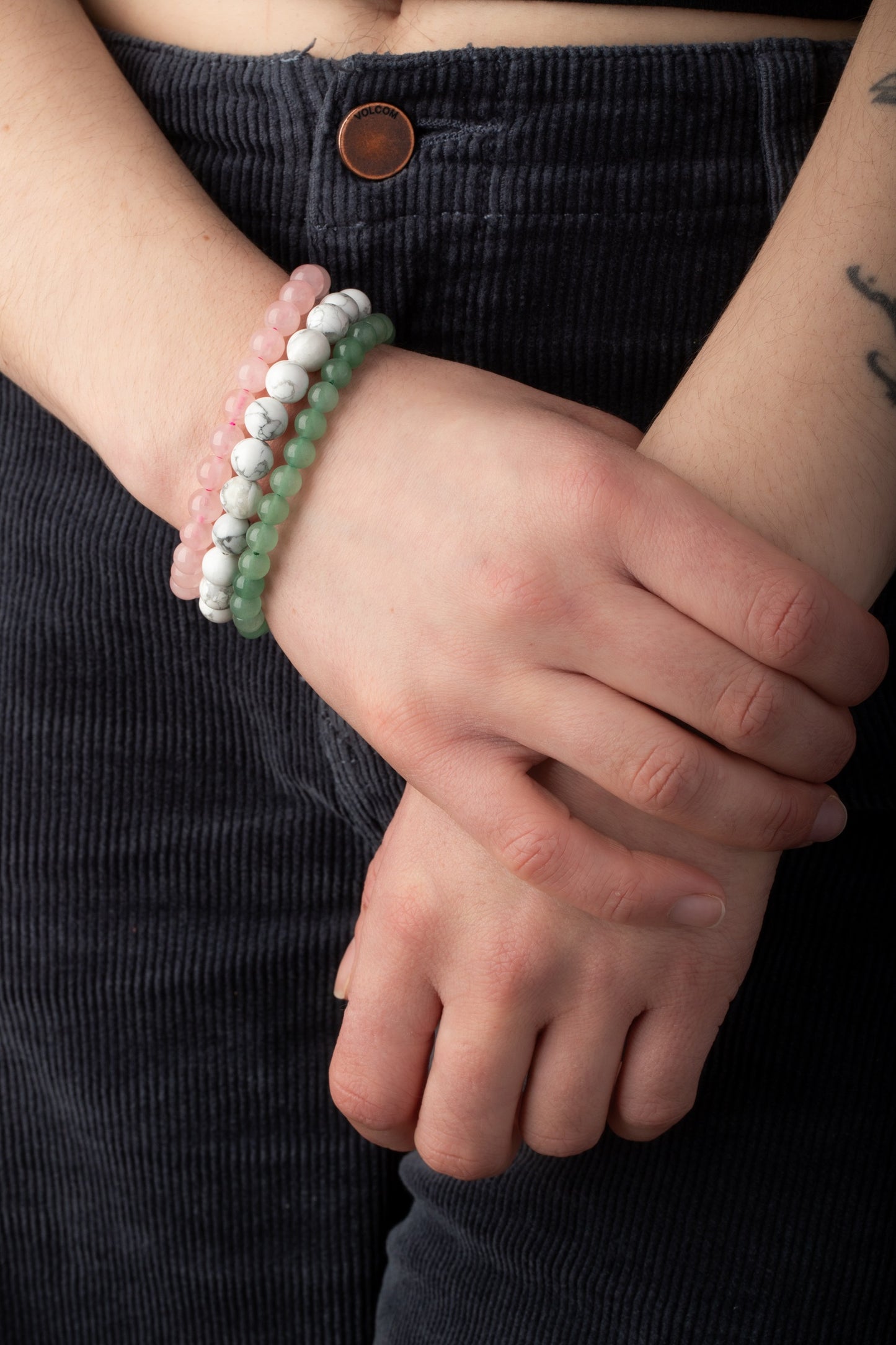 Green Aventurine Natural Stone Bead Stretch Bracelet