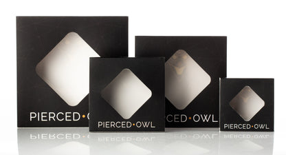 Pierced Owl Transparent Jewelry Display Case