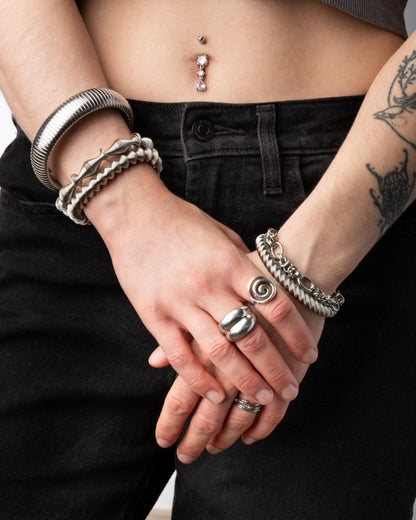 Double Dome Ring - 316L Stainless Steel
