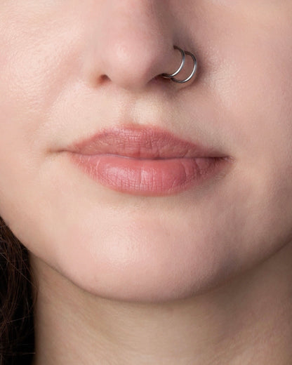 Double Hoop Non-Piercing Cuff