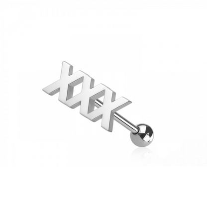 Naughty Words Tongue Barbell - 316L Stainless Steel