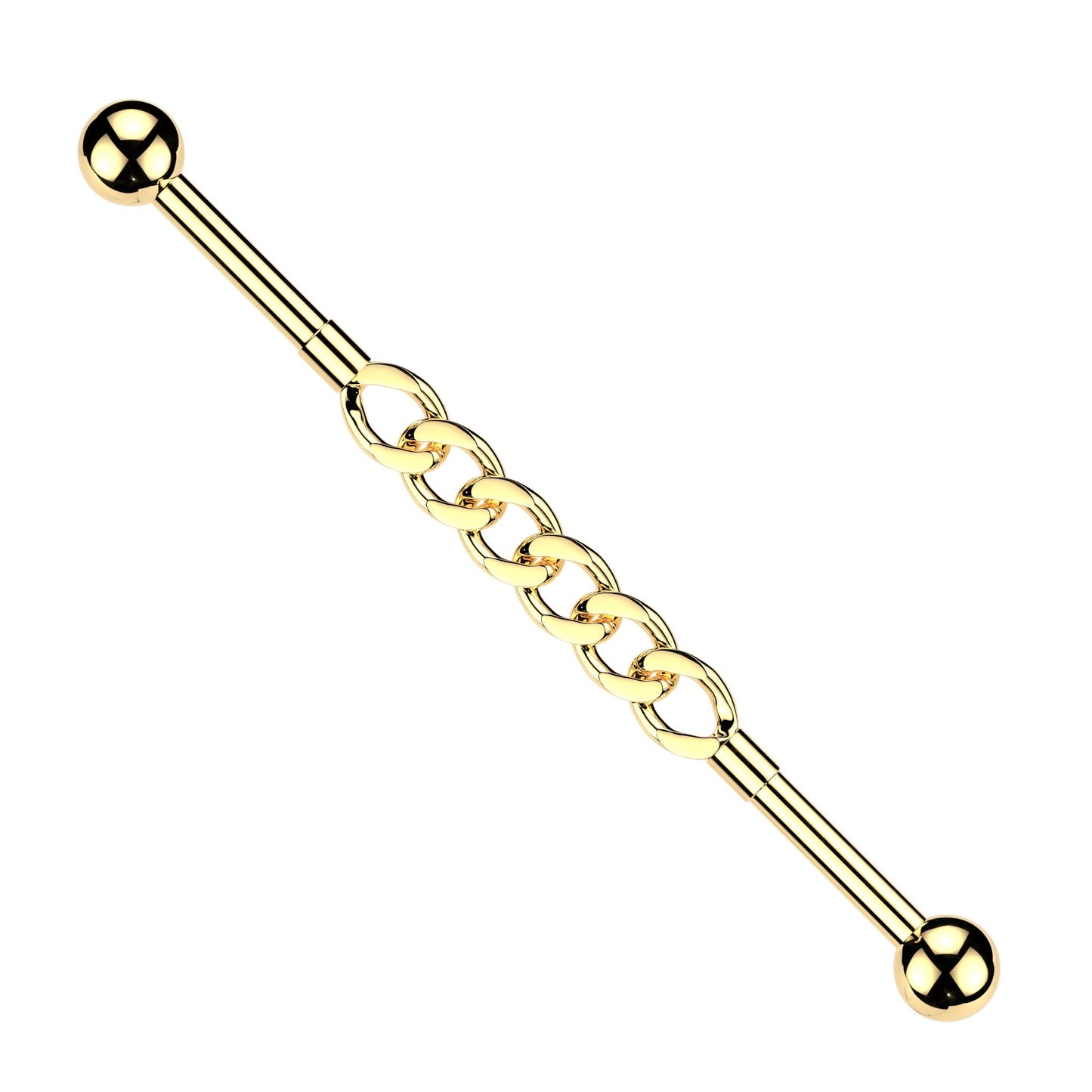 Connecting Chain Industrial Barbell - 316L Stainless Steel