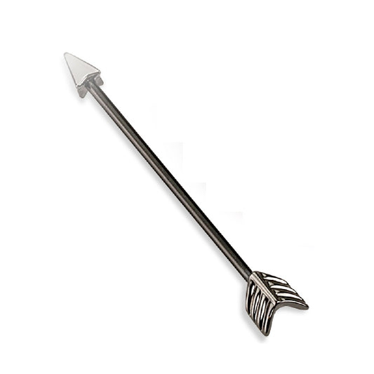 Black Arrow Industrial Barbell - 316L Stainless Steel