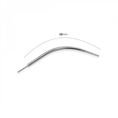 Curved Threadless Jewelry Applicator - 316L Stainless Steel