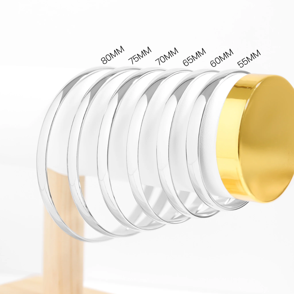 6mm Thick Bangle Bracelet - 316L Stainless Steel