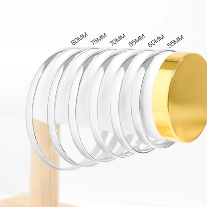 6mm Thick Bangle Bracelet - 316L Stainless Steel