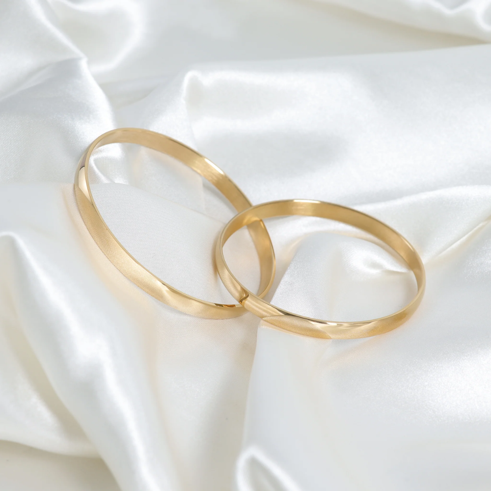 6mm Thick Bangle Bracelet - 316L Stainless Steel