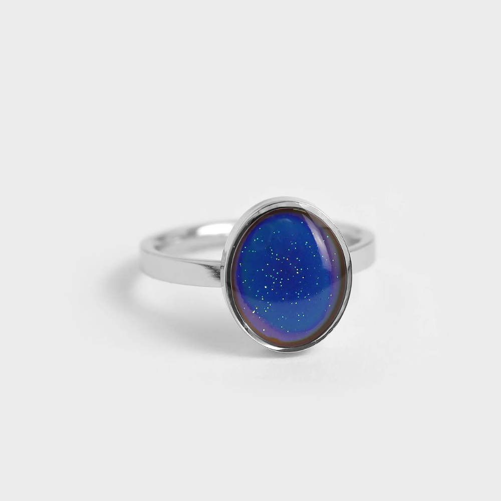 Oval Mood Ring - 316L Stainless Steel