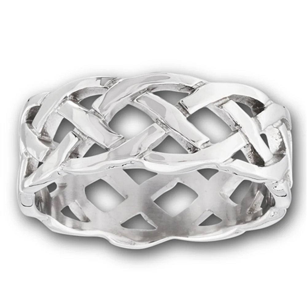 Celtic Weave Ring - Stainless Steel