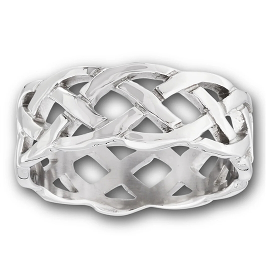 Celtic Weave Ring - Stainless Steel