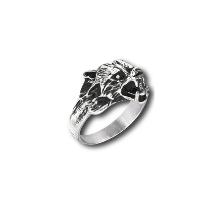 Wolf Ring - Stainless Steel