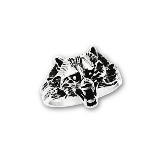 Wolf Ring - Stainless Steel