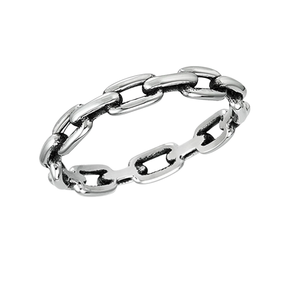 Chain Link Ring - Stainless Steel