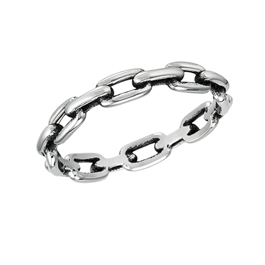 Chain Link Ring - Stainless Steel