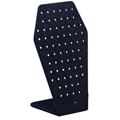 Black Coffin Shaped Jewelry Stud Display
