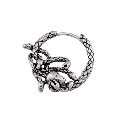 Gothic Snake Medusa Earring - 316L Stainless Steel