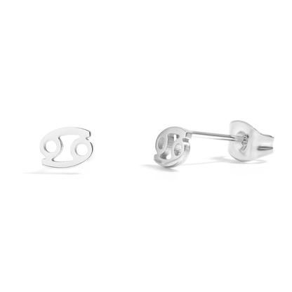 Zodiac Stud Earrings - Pair - 316L Stainless Steel