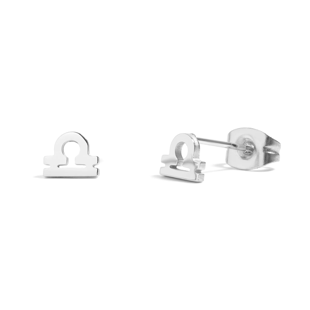Zodiac Stud Earrings - Pair - 316L Stainless Steel