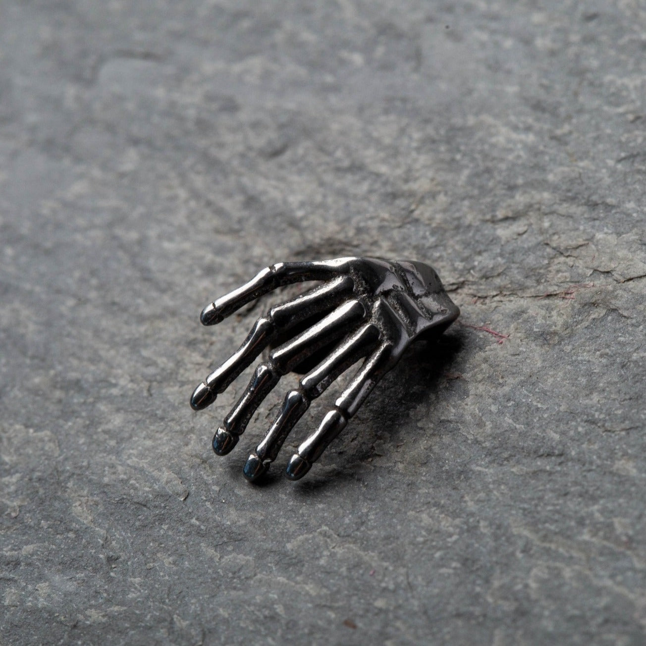 Skeleton Hand Barbell Piercing Stud - Surgical Steel