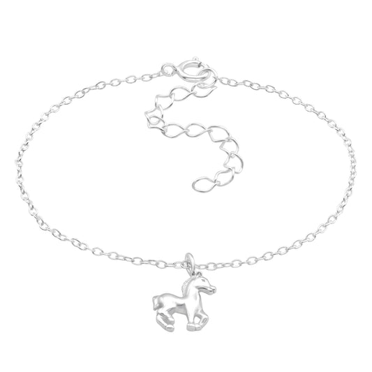 Horse Bracelet - 925 Sterling Silver