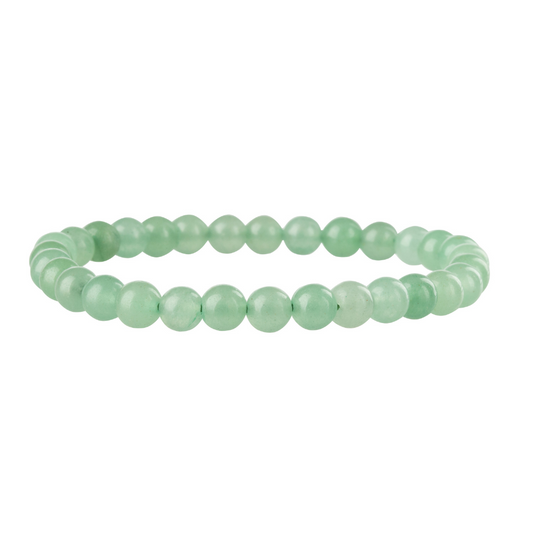 Green Aventurine Natural Stone Bead Stretch Bracelet