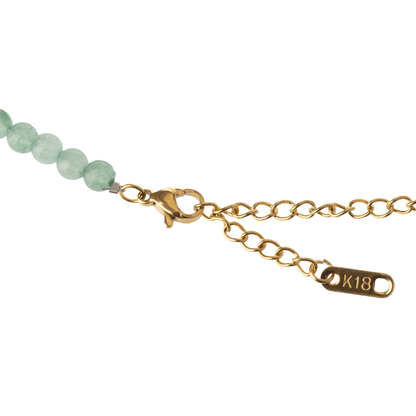 Green Aventurine Natural Stone Bead Necklace