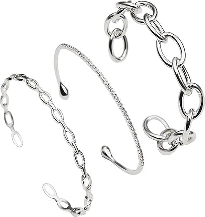 Set of 3 Stacking Bracelets