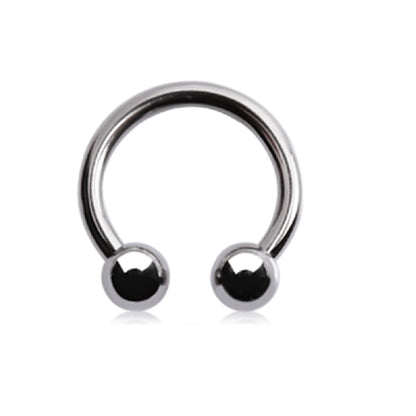 Internally Threaded Horseshoe Circular Barbell - G23 Implant Grade Titanium