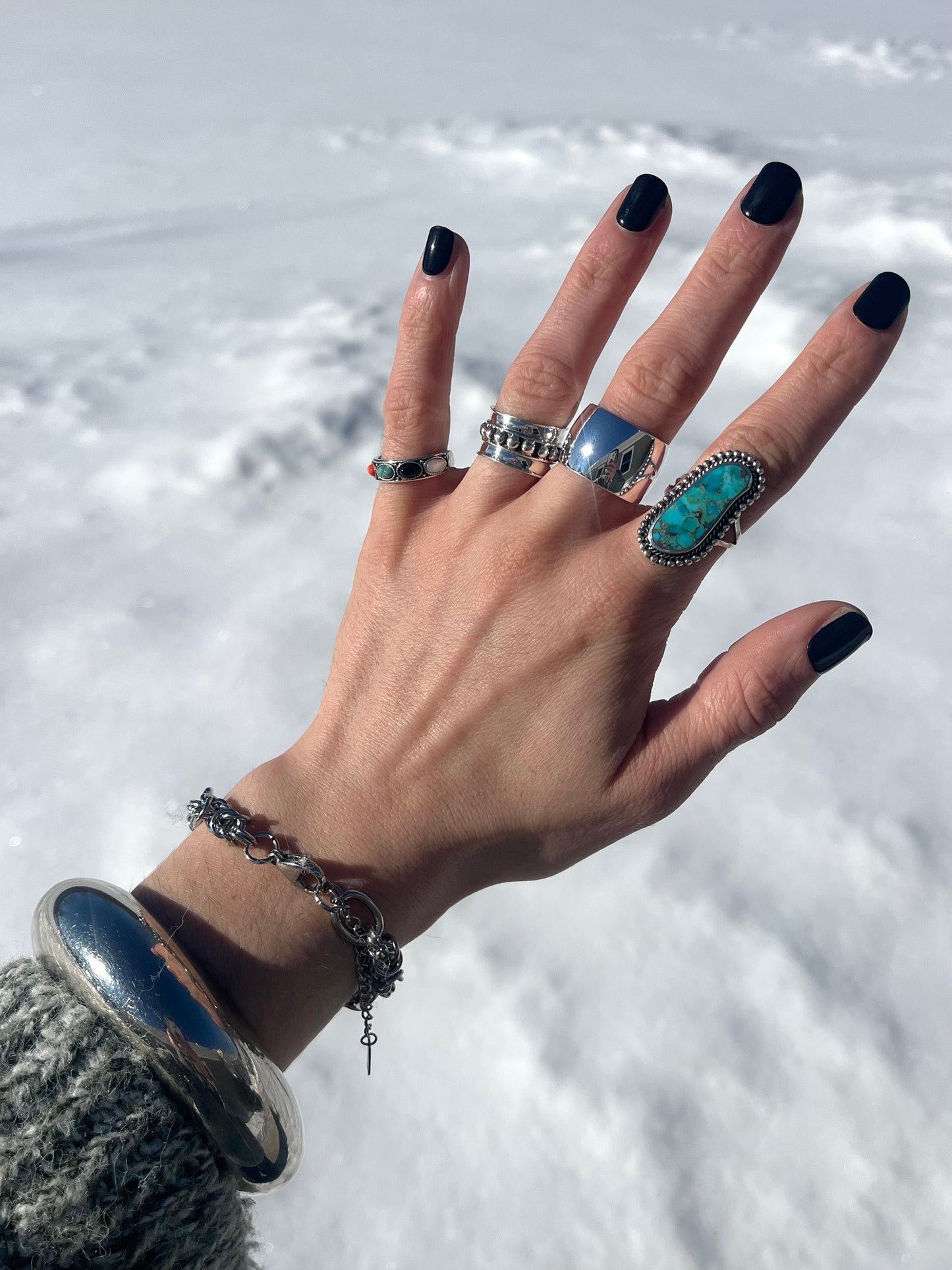 Beaded Bali Band Ring - 925 Sterling Silver