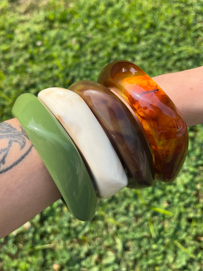 Chunky Square Bangle Bracelet