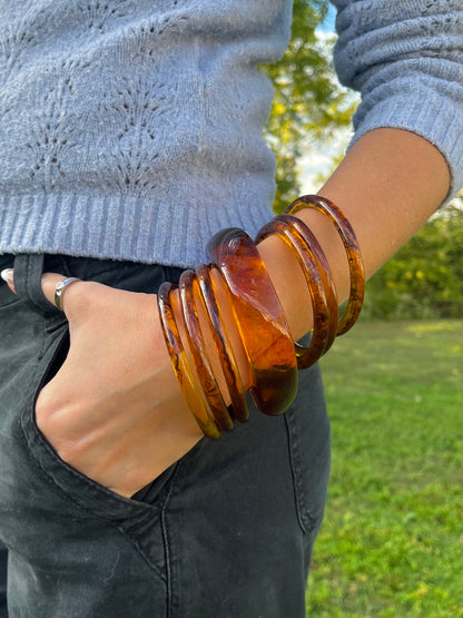 Chunky Square Bangle Bracelet