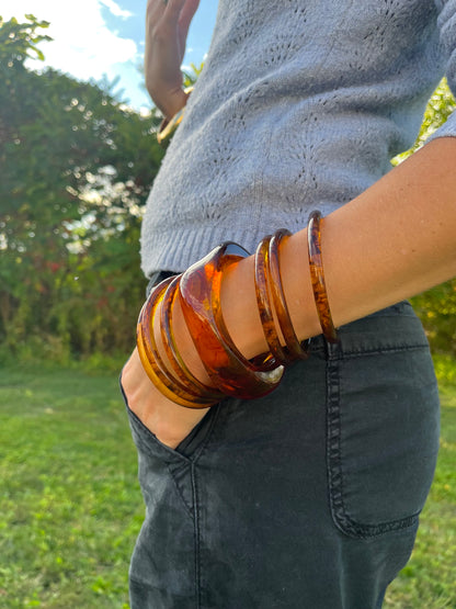 Chunky Square Bangle Bracelet