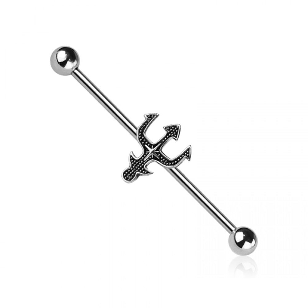 Trident Industrial Barbell - 316L Stainless Steel