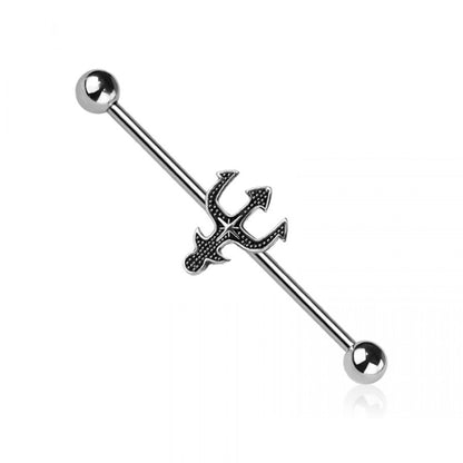 Trident Industrial Barbell - 316L Stainless Steel