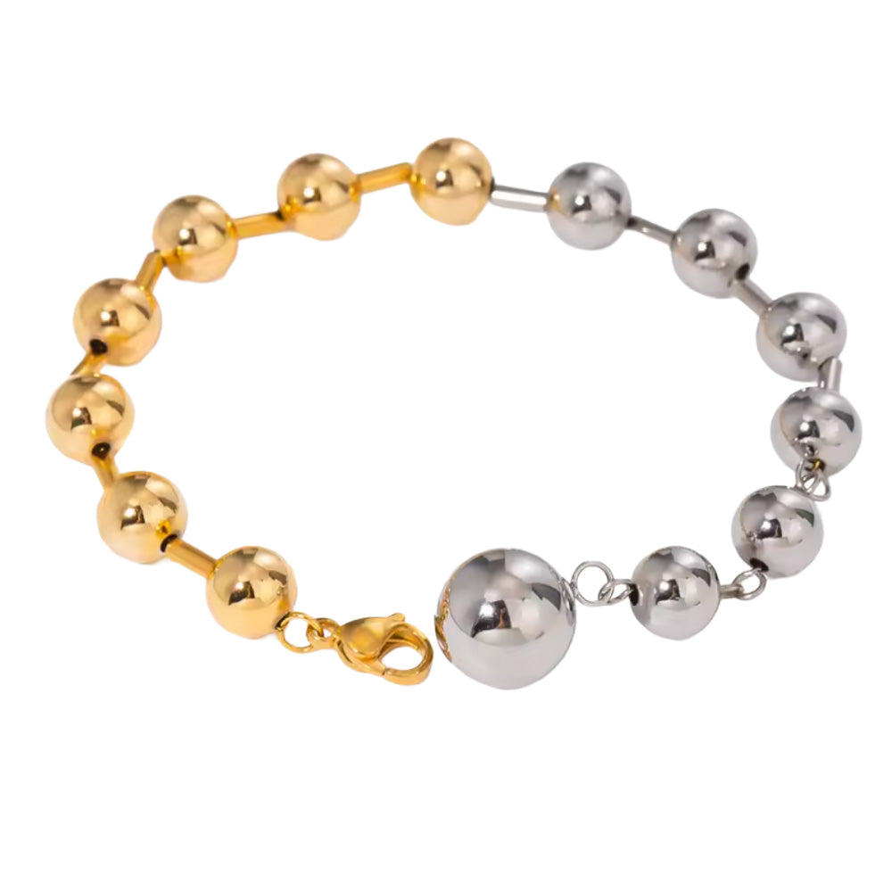 Chunky Ball Bracelet - Stainless Steel