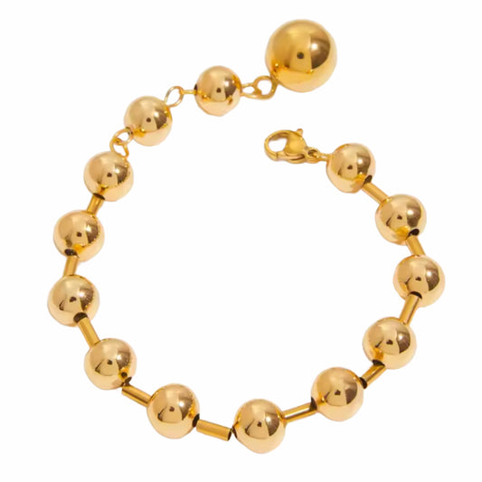 Chunky Ball Bracelet - Stainless Steel