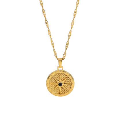 North Star Pendant Necklace - Stainless Steel