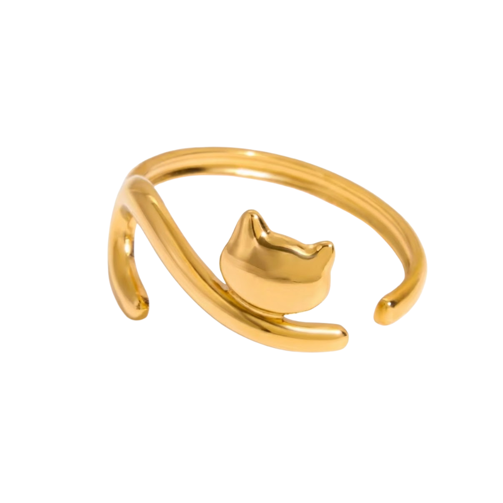 Adjustable Cat Ring - Stainless Steel