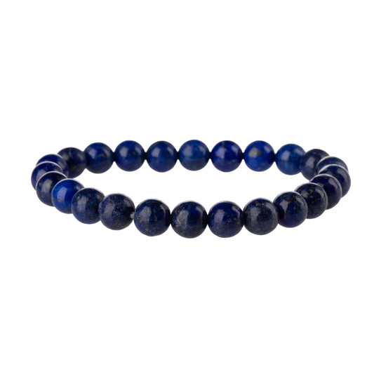Lapis Lazuli Stone Bead Stretch Bracelet