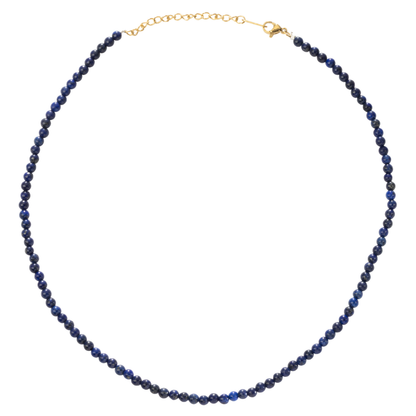 Lapis Lazuli Natural Stone Bead Necklace