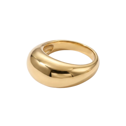 Dome Chunky Statement Ring - 304 Stainless Steel