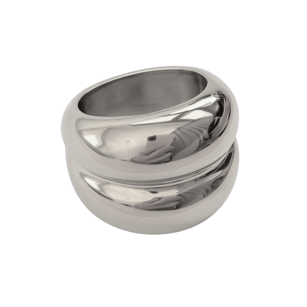 Double Dome Ring - 316L Stainless Steel