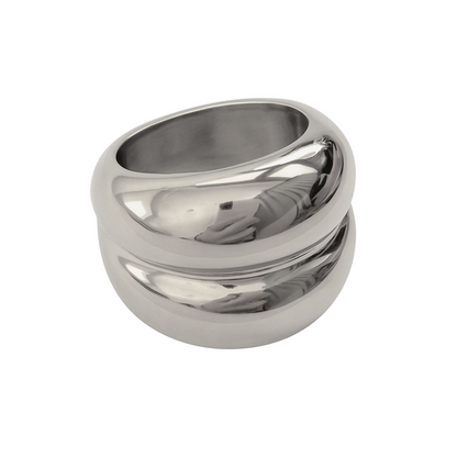 Double Dome Ring - 316L Stainless Steel