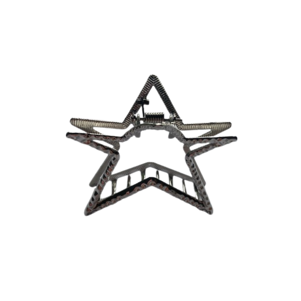 Metal Star Shaped Claw Hair Clip