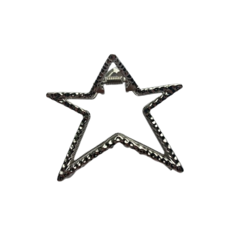 Metal Star Shaped Claw Hair Clip
