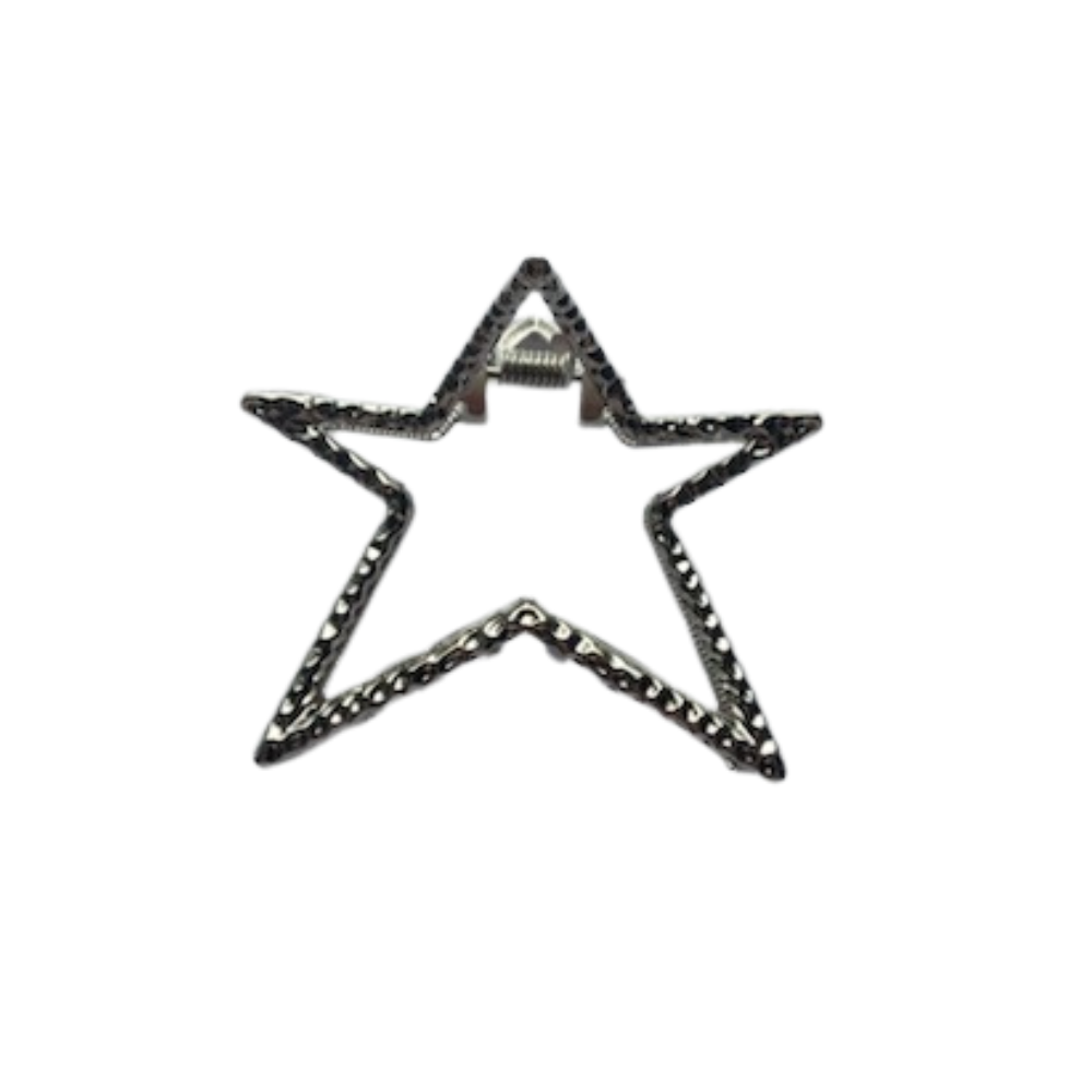 Metal Star Shaped Claw Hair Clip