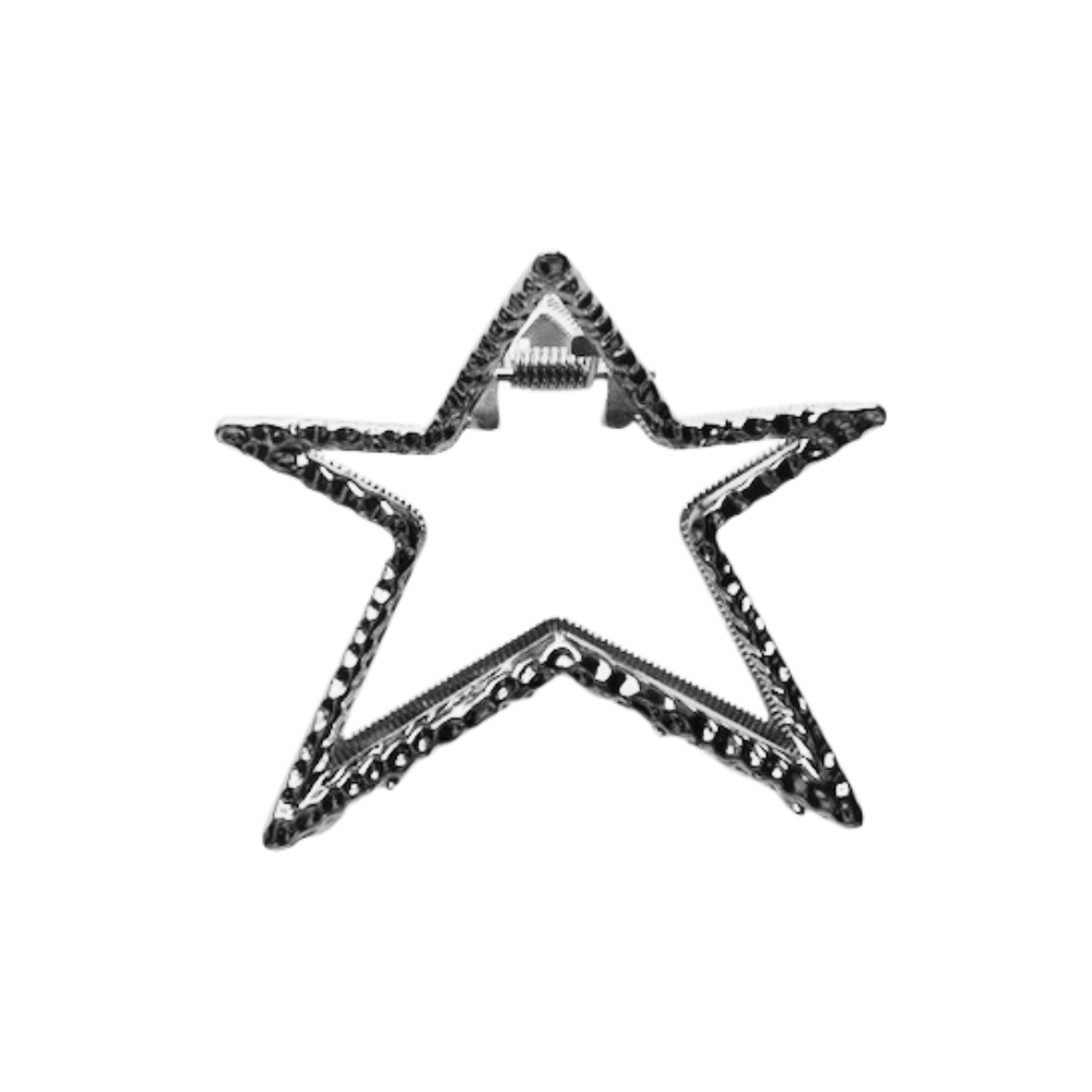 Metal Star Shaped Claw Hair Clip