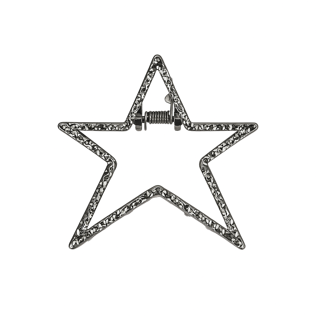 Metal Star Shaped Claw Hair Clip