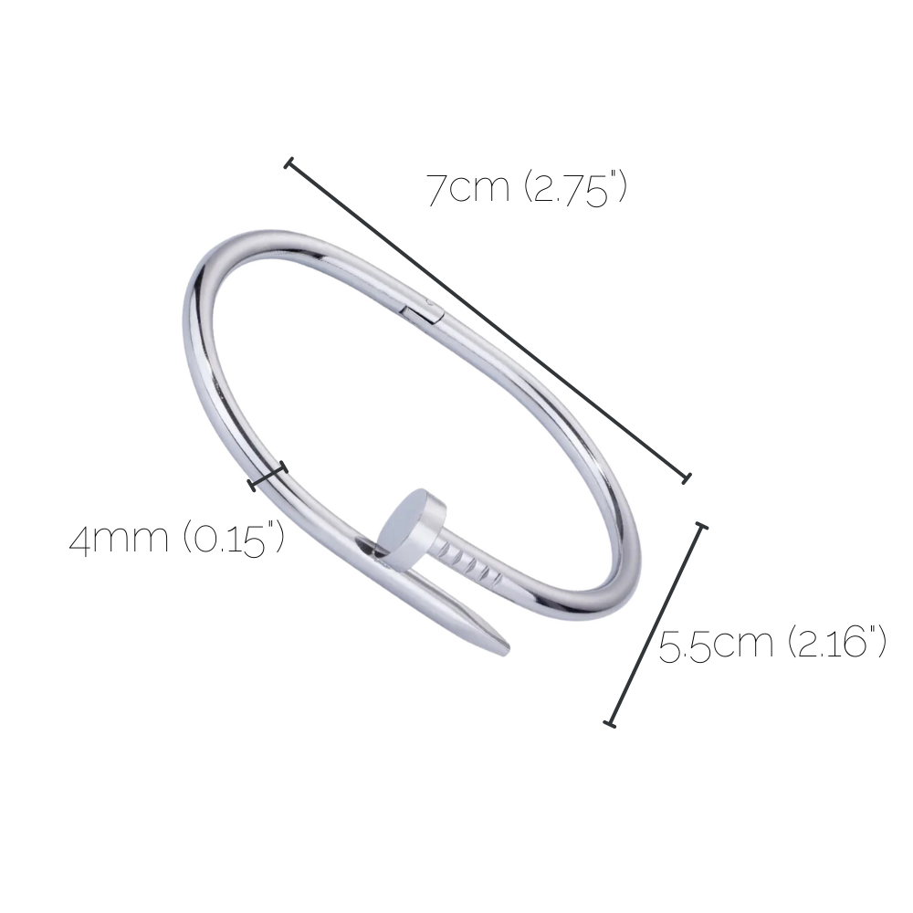 Nail Bracelet - Stainless Steel